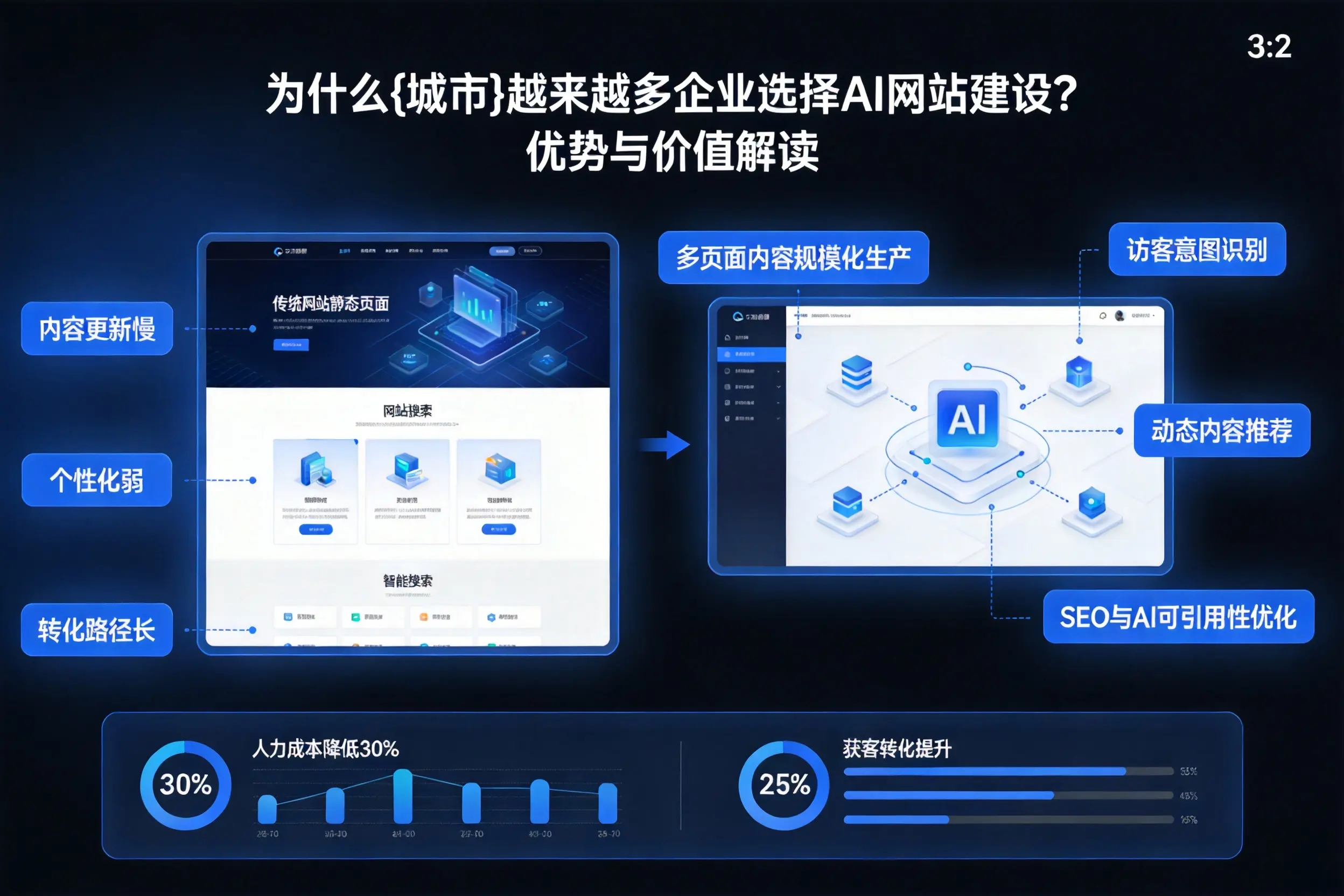 为什么天津越来越多企业选择AI网站建设?优势与价值解读