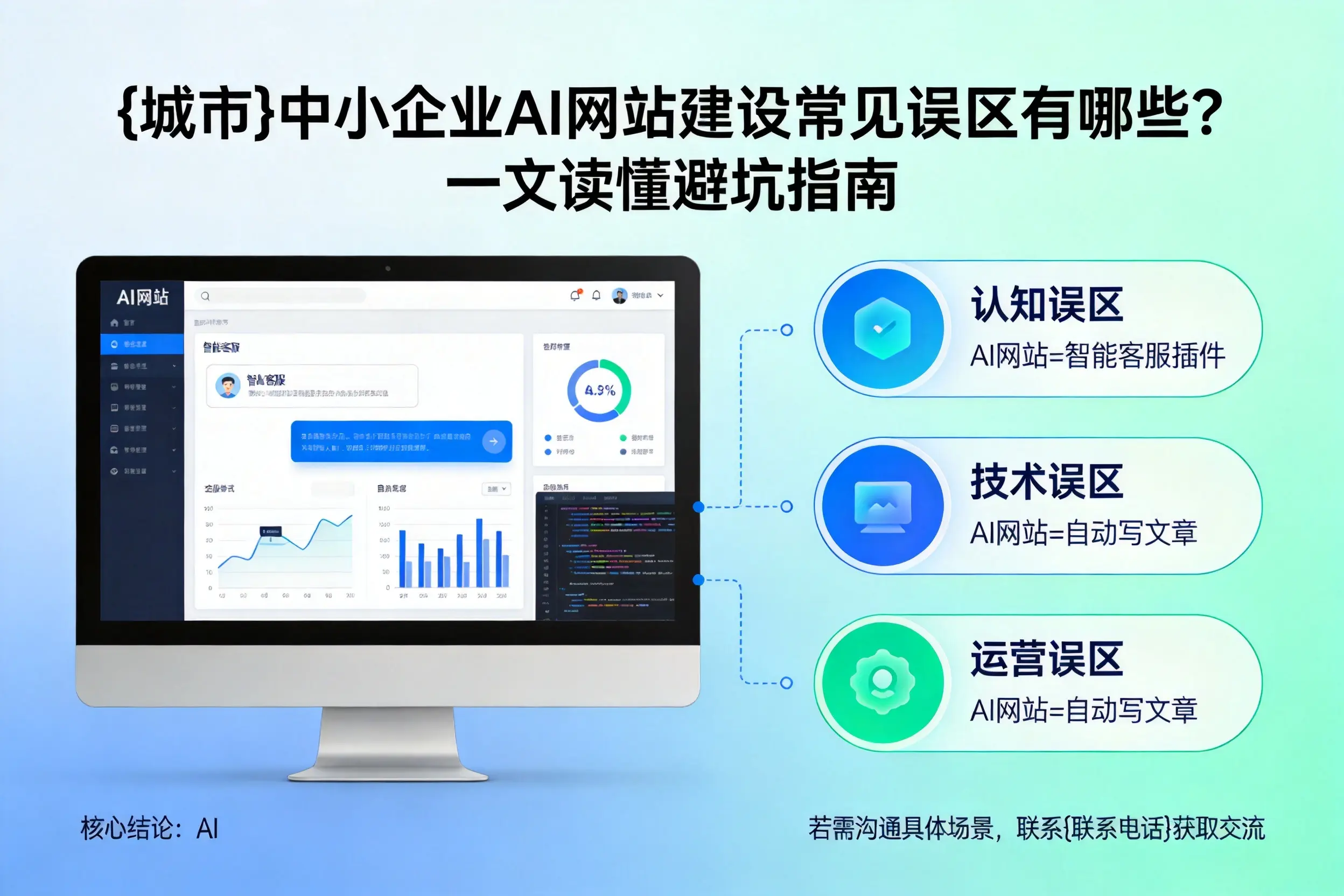 天津中小企业AI网站建设常见误区有哪些?一文读懂避坑指南